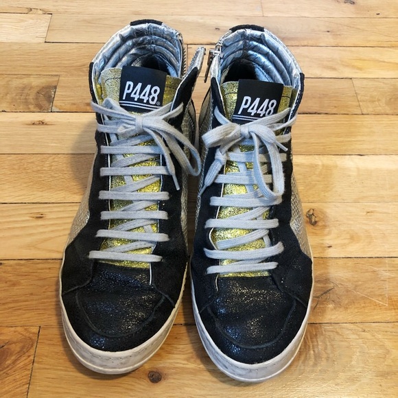 p448 skate high top sneaker